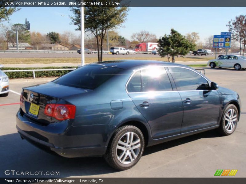 Blue Graphite Metallic / Grey 2006 Volkswagen Jetta 2.5 Sedan