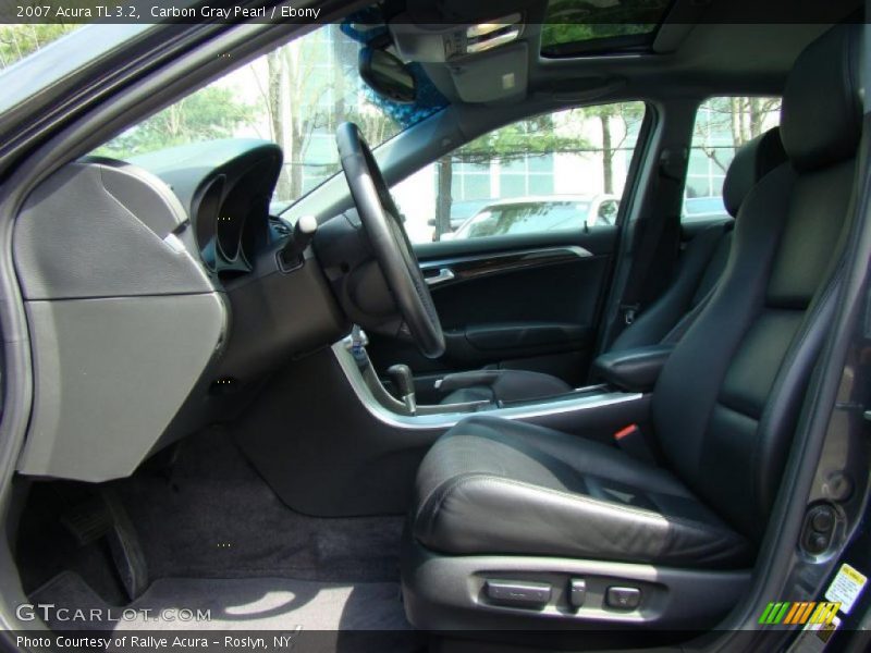 Carbon Gray Pearl / Ebony 2007 Acura TL 3.2