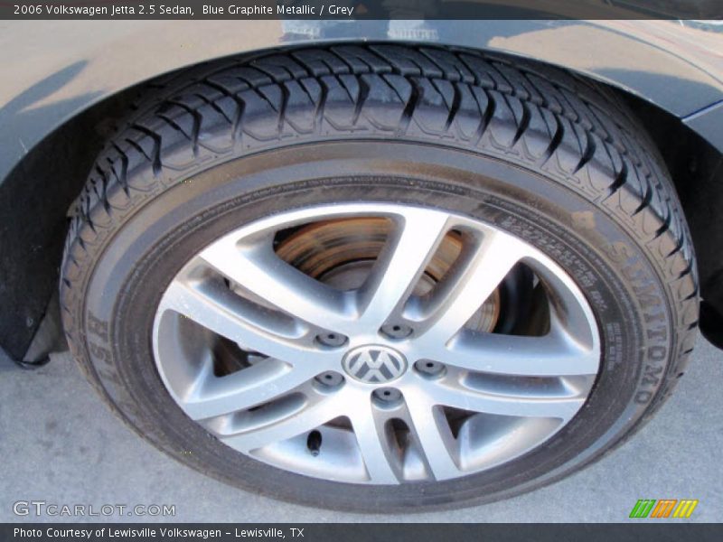 Blue Graphite Metallic / Grey 2006 Volkswagen Jetta 2.5 Sedan