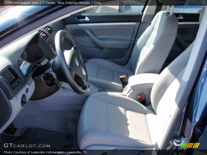 Blue Graphite Metallic / Grey 2006 Volkswagen Jetta 2.5 Sedan