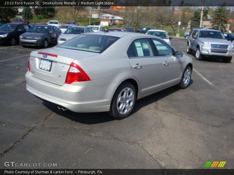 Smokestone Metallic / Medium Light Stone 2010 Ford Fusion SE