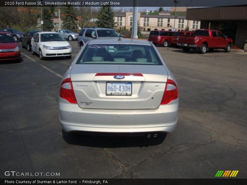 Smokestone Metallic / Medium Light Stone 2010 Ford Fusion SE