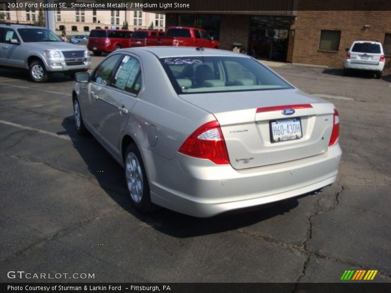 Smokestone Metallic / Medium Light Stone 2010 Ford Fusion SE