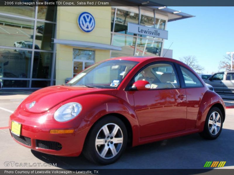 Salsa Red / Cream 2006 Volkswagen New Beetle TDI Coupe