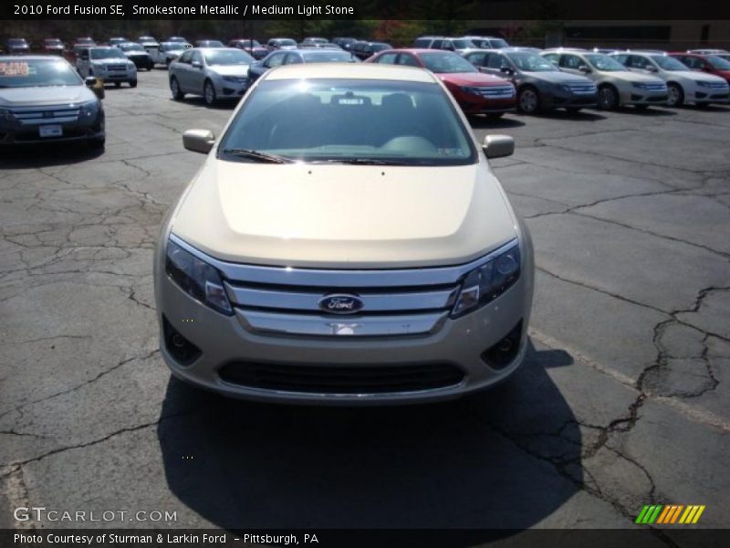 Smokestone Metallic / Medium Light Stone 2010 Ford Fusion SE