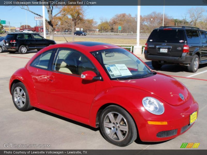 Salsa Red / Cream 2006 Volkswagen New Beetle TDI Coupe
