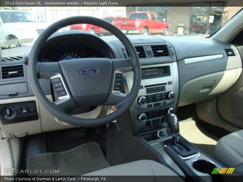Smokestone Metallic / Medium Light Stone 2010 Ford Fusion SE