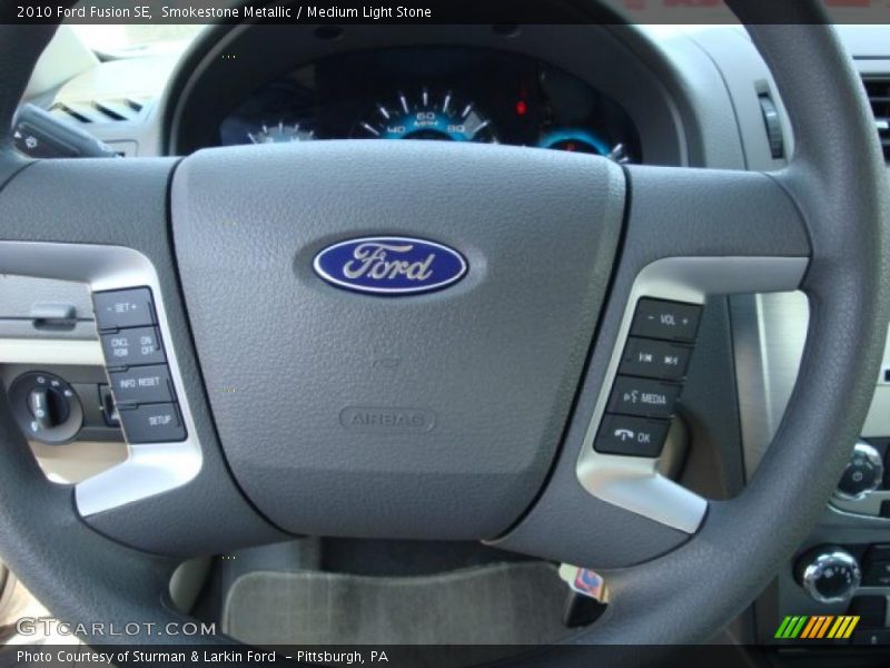 Smokestone Metallic / Medium Light Stone 2010 Ford Fusion SE
