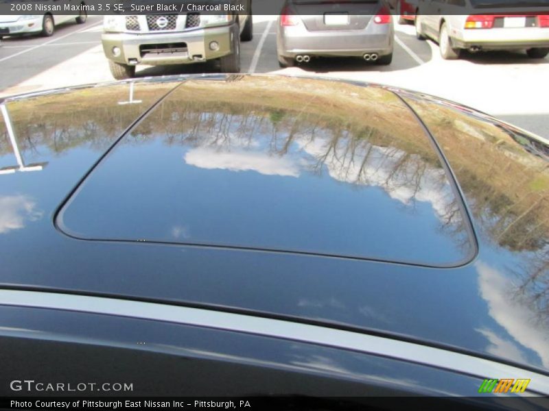 Super Black / Charcoal Black 2008 Nissan Maxima 3.5 SE