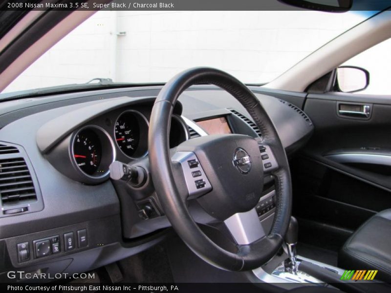 Super Black / Charcoal Black 2008 Nissan Maxima 3.5 SE