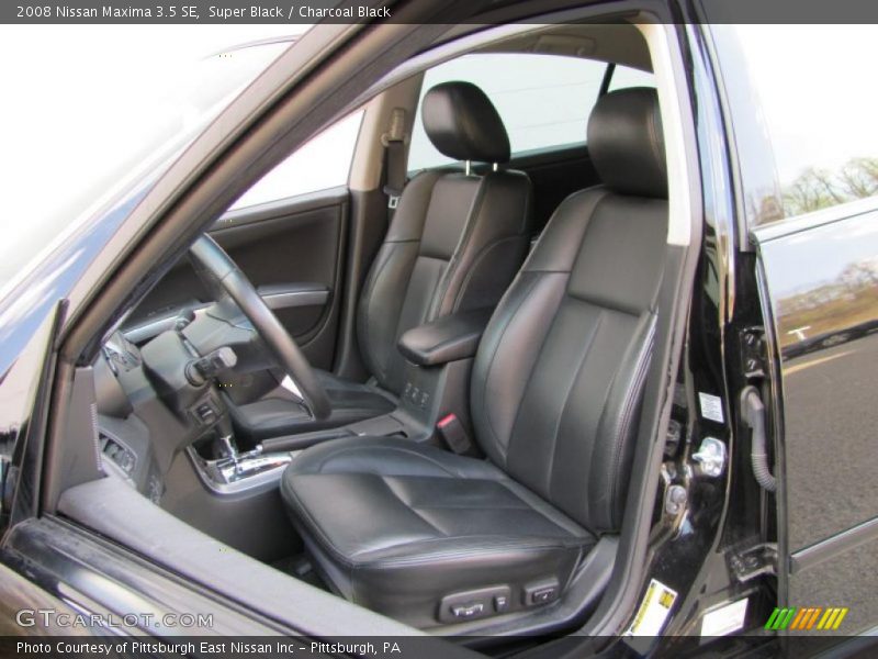 Super Black / Charcoal Black 2008 Nissan Maxima 3.5 SE