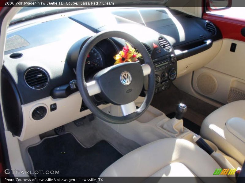 Salsa Red / Cream 2006 Volkswagen New Beetle TDI Coupe