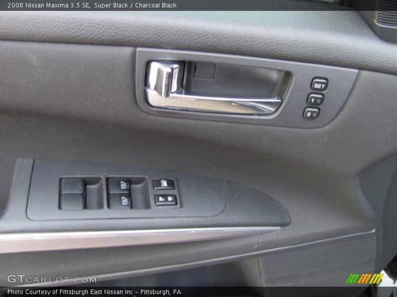 Super Black / Charcoal Black 2008 Nissan Maxima 3.5 SE