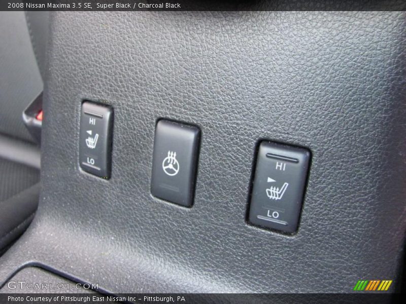 Super Black / Charcoal Black 2008 Nissan Maxima 3.5 SE