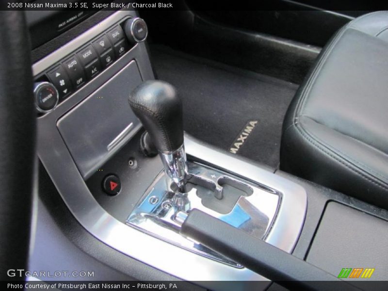 Super Black / Charcoal Black 2008 Nissan Maxima 3.5 SE