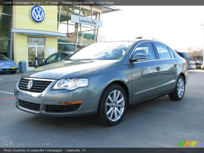 Granite Green Metallic / Pure Beige 2006 Volkswagen Passat 2.0T Sedan
