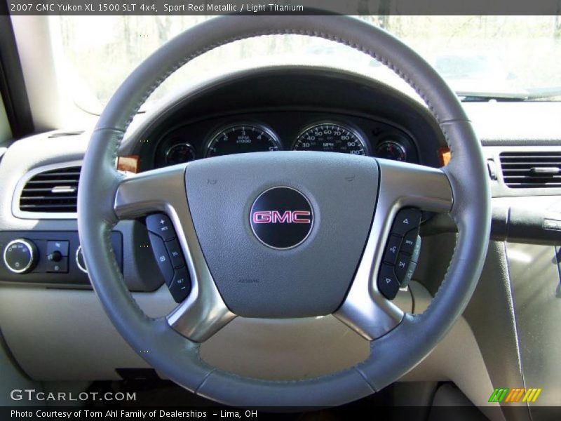 Sport Red Metallic / Light Titanium 2007 GMC Yukon XL 1500 SLT 4x4