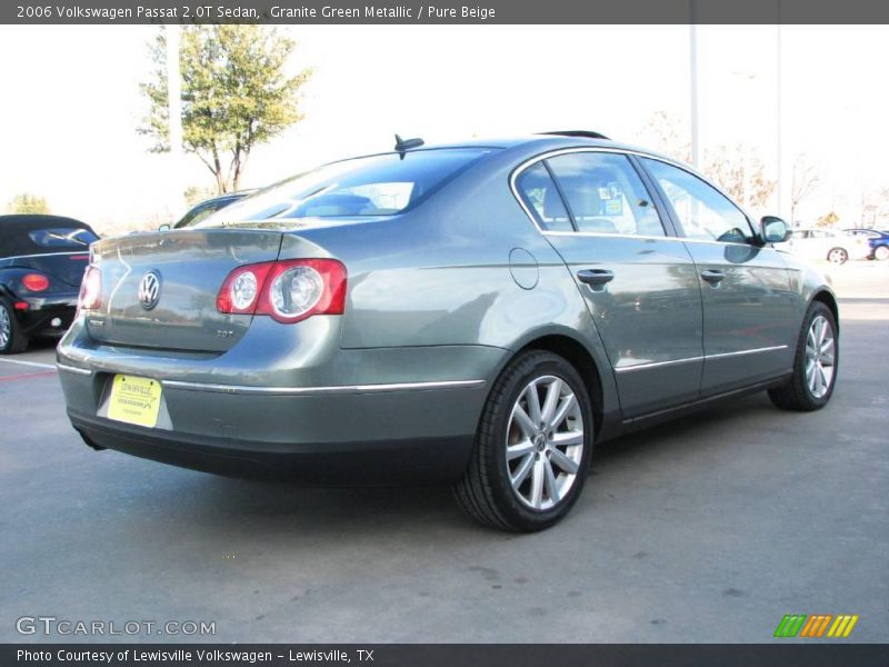 Granite Green Metallic / Pure Beige 2006 Volkswagen Passat 2.0T Sedan