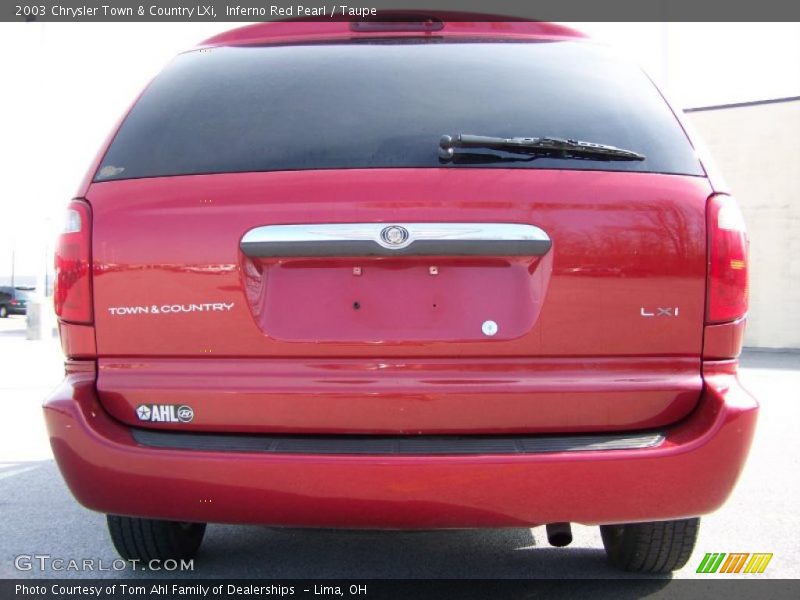 Inferno Red Pearl / Taupe 2003 Chrysler Town & Country LXi