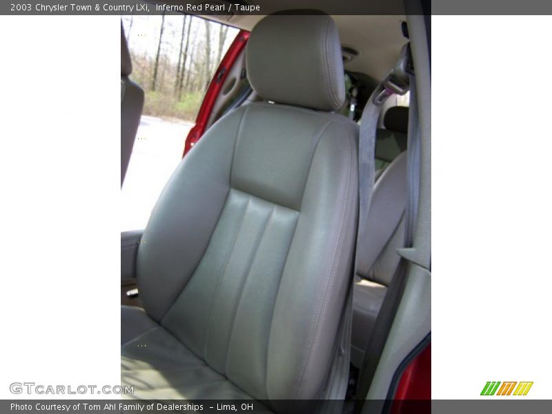 Inferno Red Pearl / Taupe 2003 Chrysler Town & Country LXi