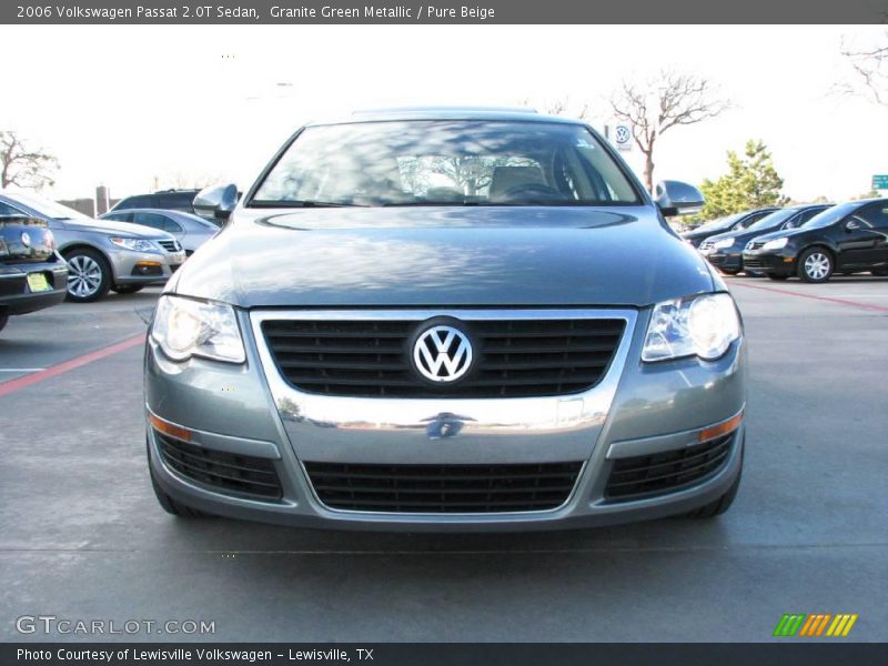 Granite Green Metallic / Pure Beige 2006 Volkswagen Passat 2.0T Sedan