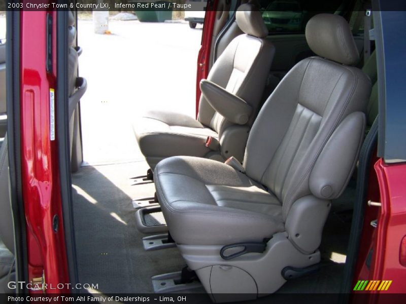 Inferno Red Pearl / Taupe 2003 Chrysler Town & Country LXi
