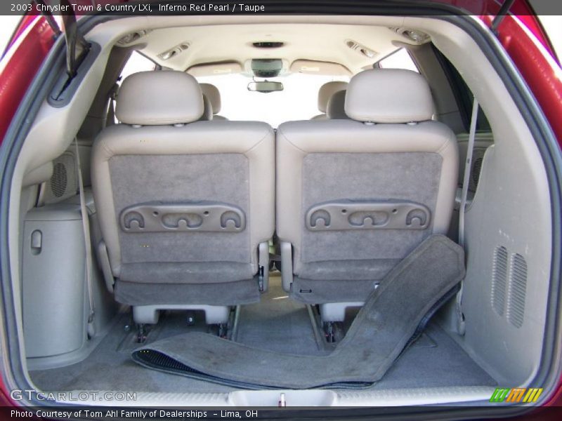 Inferno Red Pearl / Taupe 2003 Chrysler Town & Country LXi