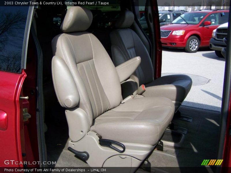 Inferno Red Pearl / Taupe 2003 Chrysler Town & Country LXi