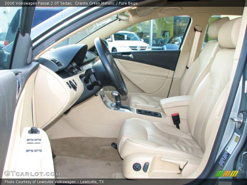 Granite Green Metallic / Pure Beige 2006 Volkswagen Passat 2.0T Sedan