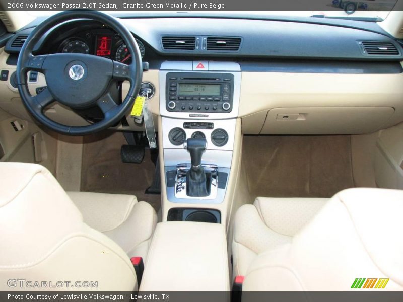 Granite Green Metallic / Pure Beige 2006 Volkswagen Passat 2.0T Sedan