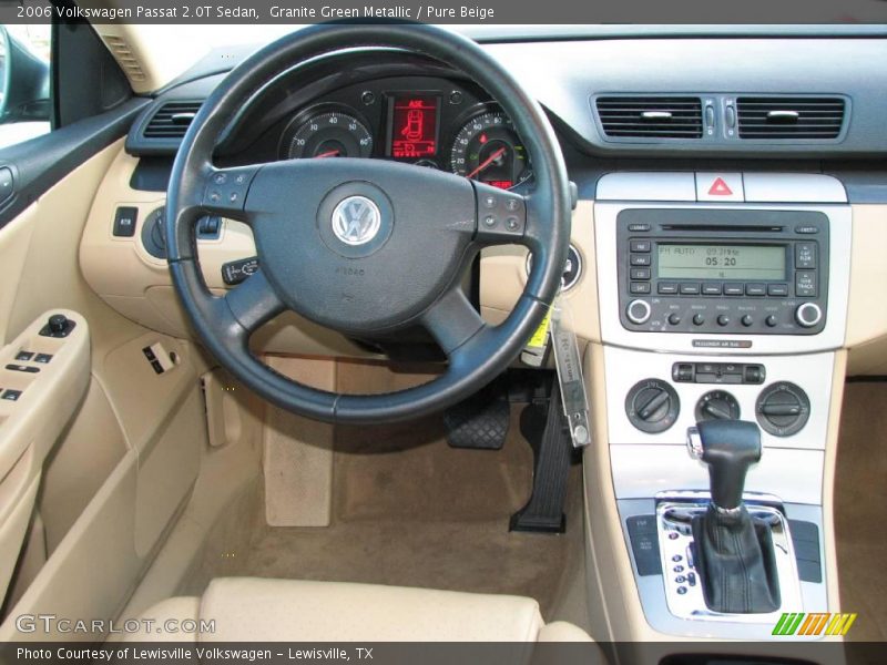 Granite Green Metallic / Pure Beige 2006 Volkswagen Passat 2.0T Sedan