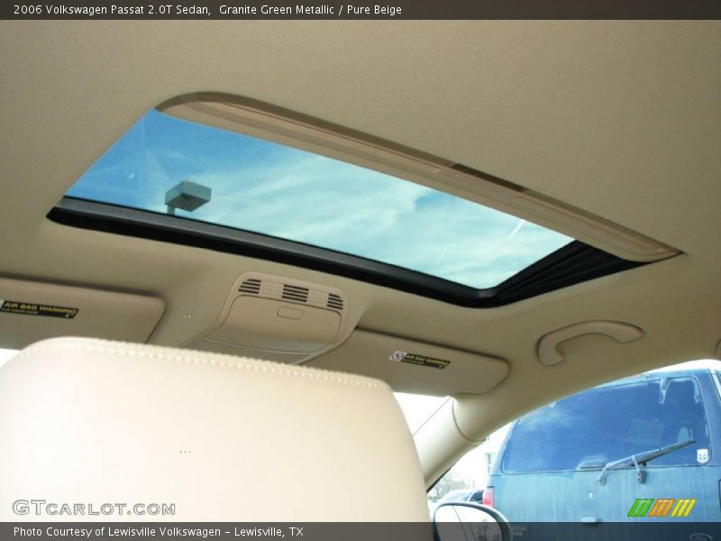 Granite Green Metallic / Pure Beige 2006 Volkswagen Passat 2.0T Sedan