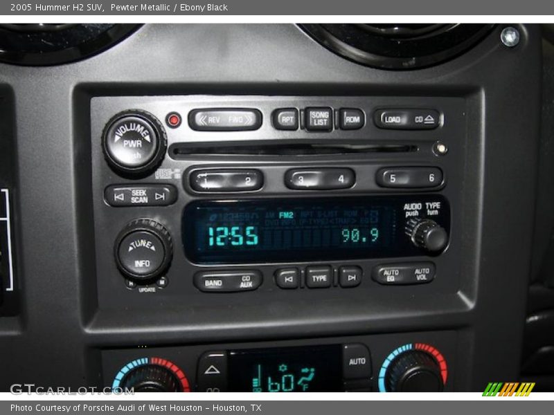 Pewter Metallic / Ebony Black 2005 Hummer H2 SUV