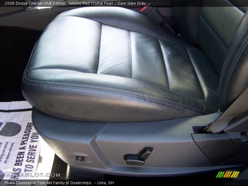 Inferno Red Crystal Pearl / Dark Slate Gray 2008 Dodge Charger DUB Edition
