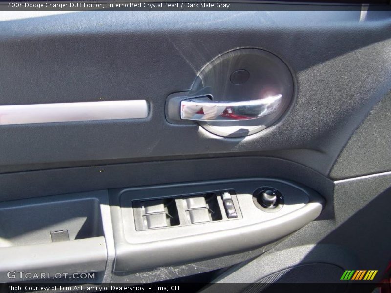 Inferno Red Crystal Pearl / Dark Slate Gray 2008 Dodge Charger DUB Edition