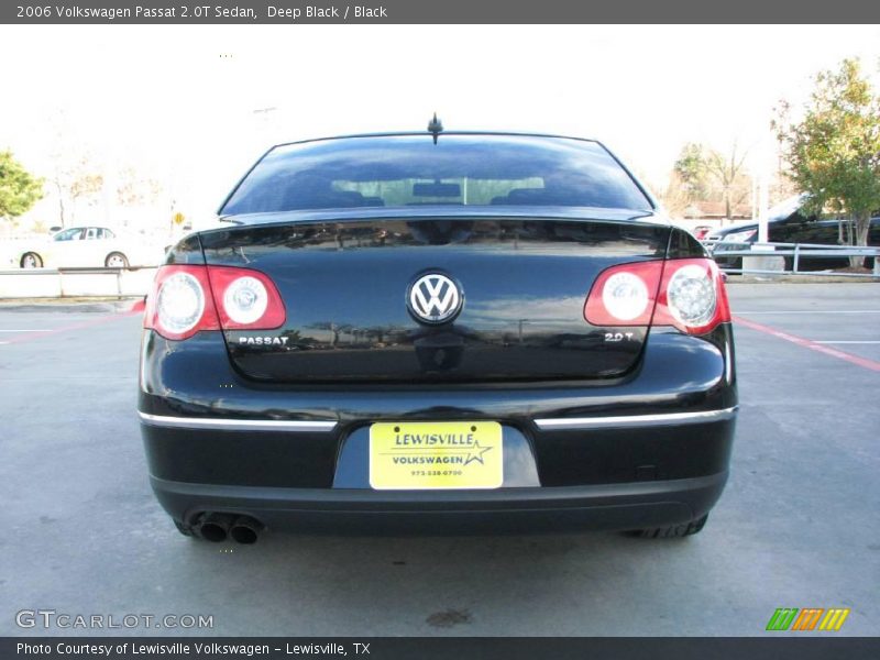 Deep Black / Black 2006 Volkswagen Passat 2.0T Sedan
