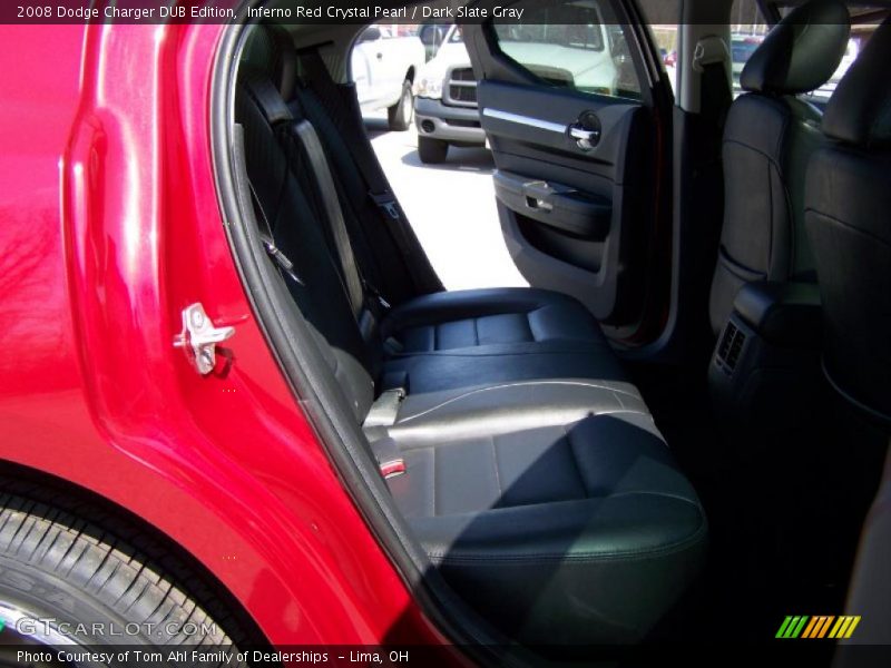 Inferno Red Crystal Pearl / Dark Slate Gray 2008 Dodge Charger DUB Edition