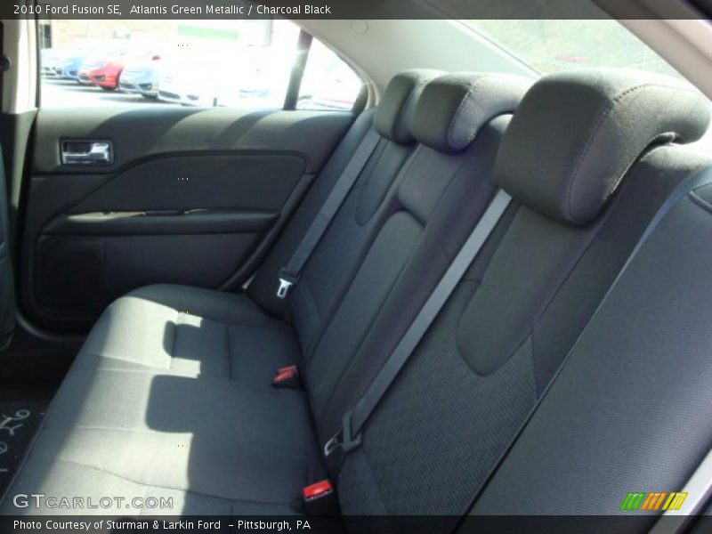 Atlantis Green Metallic / Charcoal Black 2010 Ford Fusion SE