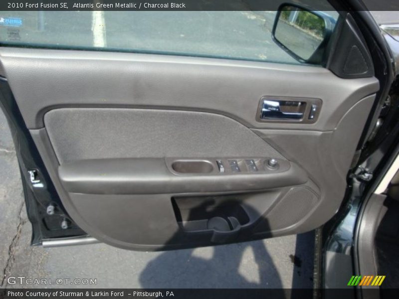 Atlantis Green Metallic / Charcoal Black 2010 Ford Fusion SE