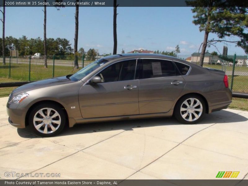 Umbria Gray Metallic / Wheat 2006 Infiniti M 35 Sedan