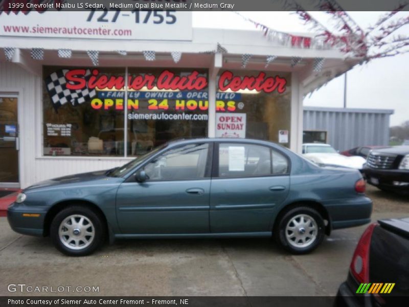 Medium Opal Blue Metallic / Medium Gray 1999 Chevrolet Malibu LS Sedan