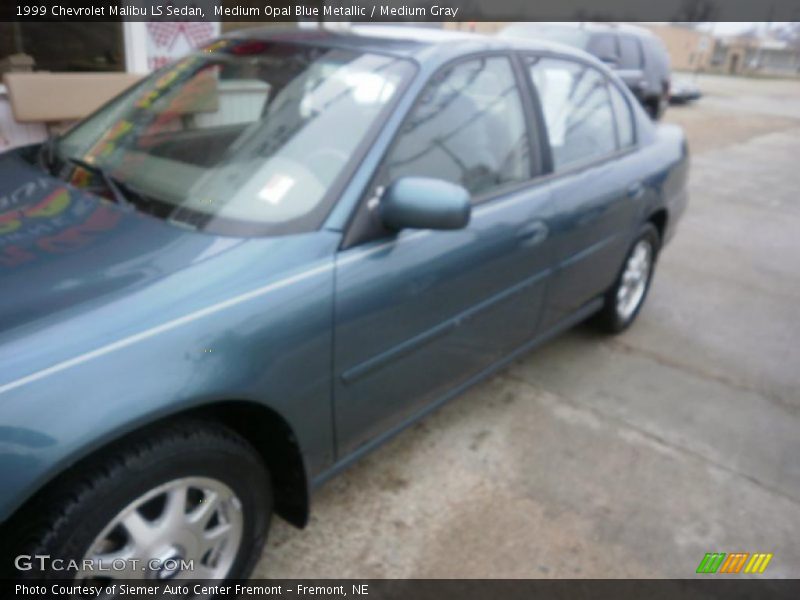 Medium Opal Blue Metallic / Medium Gray 1999 Chevrolet Malibu LS Sedan