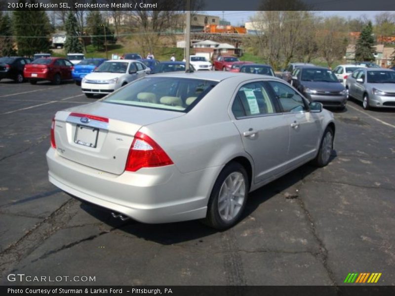 Smokestone Metallic / Camel 2010 Ford Fusion SEL