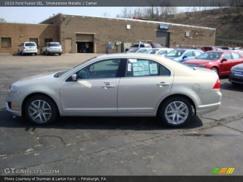 Smokestone Metallic / Camel 2010 Ford Fusion SEL