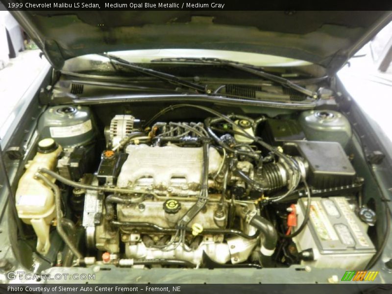 Medium Opal Blue Metallic / Medium Gray 1999 Chevrolet Malibu LS Sedan