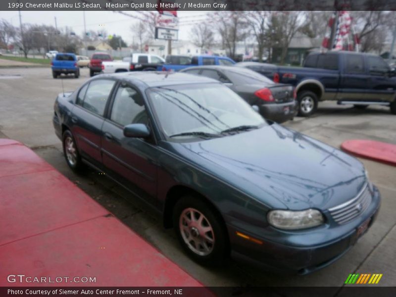 Medium Opal Blue Metallic / Medium Gray 1999 Chevrolet Malibu LS Sedan