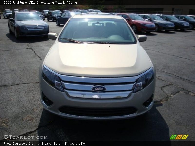 Smokestone Metallic / Camel 2010 Ford Fusion SEL
