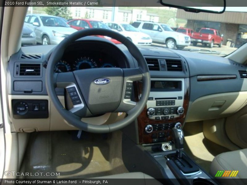 Smokestone Metallic / Camel 2010 Ford Fusion SEL