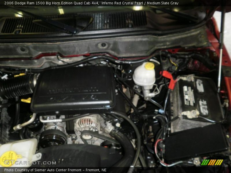 Inferno Red Crystal Pearl / Medium Slate Gray 2006 Dodge Ram 1500 Big Horn Edition Quad Cab 4x4