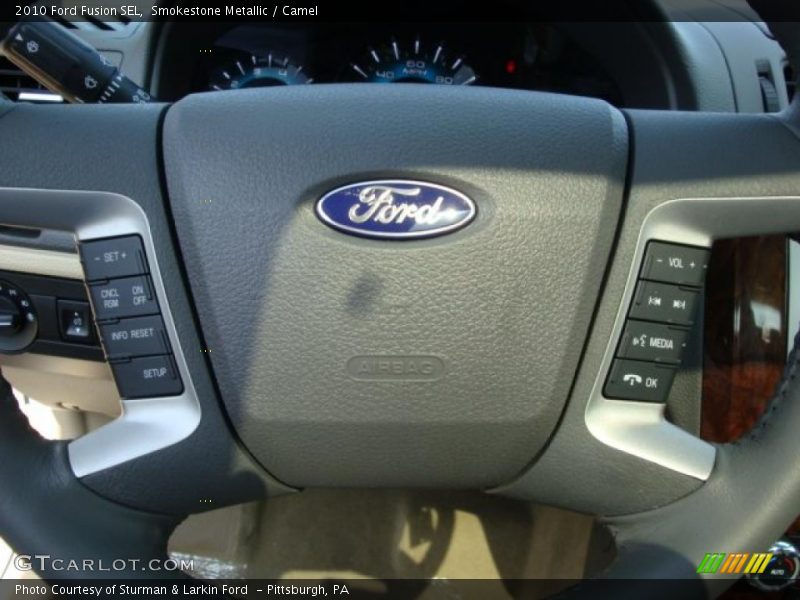 Smokestone Metallic / Camel 2010 Ford Fusion SEL